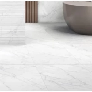 Porcelain Flooring 120x60 cm Giovanni Model White Color | Abyat Company