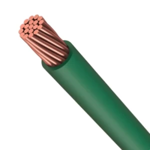 لفة سلك نحاس مجدول 6 AWG جهد 600 فولت MTW، لون اخضر، طول 500 قدم | شركة كابلات الشرقية للصناعة