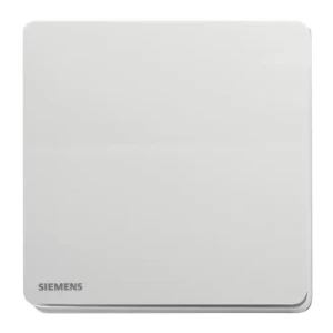 16A 1 Gang 1 Way Switch, 86x86mm, White, 250V | Siemens (Delta Arina)