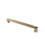 ماسكة خزانة مطبخ ستانلس ستيل شكل قوس، طول 16 سم، ذهبي | روائع المطابخ