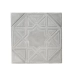 بلاط أسمنتي للديكور بأشكال هندسية، حجم 40×40×5 سم، لون أسمنتي | شركة الصريف