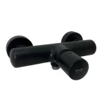 Italian Shattaf Mixer Brass, Matte Black Color