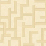 Wallpaper, Striped Design, beige Color, Size 15.6m×106cm 