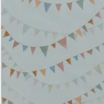 ورق جدران الماني، لون اخضر تصميم اطفال، مقاس 10 م×0.53 م