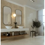 بلاط حوائط سيراميك مطفي 30×90 سم سماكة 10 مم، بيج فاتح | الخزف السعودي