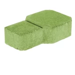 بلاط رصيف انترلوك يوني ديكور  براند الارمك  سمك  8 سم اللون اخضر