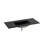 Mayes Sink Without Cabinet, Wall Hung Basin Size 51×46×11 cm, Black