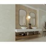 بلاط جدران سيراميك مطفي السطح 30×90 سم سماكة 10 ملم، بيج فاتح اللون | الخزف السعودي