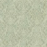 American Wallpaper Pale Green Color Classic Design, Size 10mx0.53m, Model TB4259