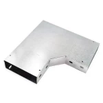  Horizontal Cable Trunk Elbow 90 Deg (W/P), Powder Coated, Outside Bend, 1.5mm Thick, 75mm Height, 100mm Width | BAHRA