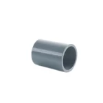 CPVC Plastic Coupling, Schedule 80, Size 1 1/2 inch, Light Gray Color | Arabian Gulf Factory