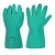  قفاز سلامة نيتريل مبطن بالقطن، طول 33 سم، لون اخضر