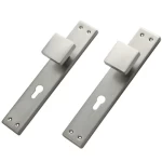 Silver Movable Door Handle