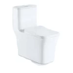 Floor Mounted Western Toilet, Chinese Round Shape, Size 30 cm, White Color