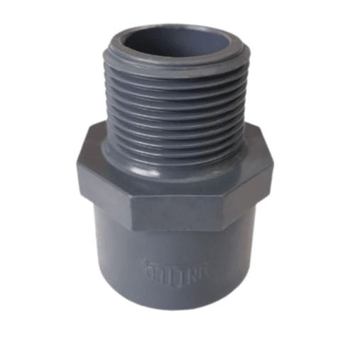 PVC Plastic Male Adapter 1/2 inch Schedule 80 Gray, The united gulf for plastic products | United Gulf Factory