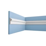 PU Foam Wall Frames, 2.3 cm Height, 1.2 cm Thickness, 2.44 m Length, White Color | Zakharef Company