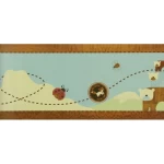 Youth and children wall decoration, multicolor, length 10 m, width 0.53 m, model 70121  