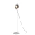 Tall Floor Lamp, Size 25x160 cm, White Color.