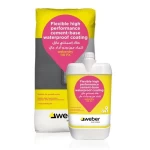 Protective Cementitious Pait Weberdry 110 FX, Grey Color, 15 kg Bag | Weber