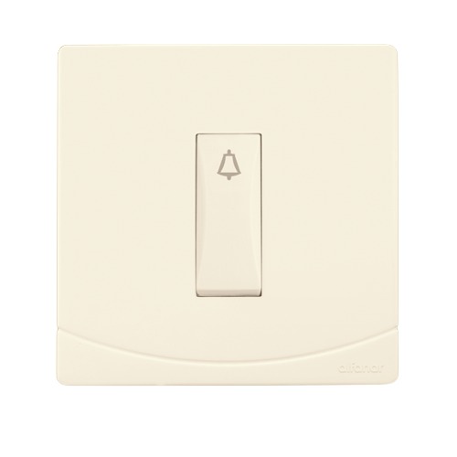 Bell Push Switch 1 Gang 10 Amp 7×7 cm Beige | Sidra EL FANAR Al Fanar