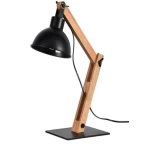 Modern Table Lamp, Size 20x15 cm, Black and Beige Color