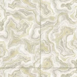 ورق حائط مموج لون بني، طول 15.6 م، عرض 106 سم 