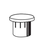 هواية بلاستيك UPVC جدول 40، مقاس 110 مم، ابيض | المني