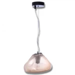 معلق سقفي شفاف، سلك بطول 100 سم، مقاس 18 سم