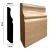 Colored Wooden Skirting, Length 240 cm, Height 9 cm, Beige Color, Product Code 2109