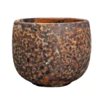 Ceramic planter, blended colors,  24 cm Height and 20 cm Diameter.