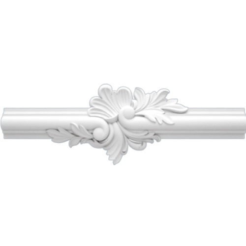 كرانيش زخرفية فوم PU، ابعاد 30.5×4 سم، لون ابيض | Zakharef Company