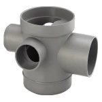 UPVC Floor Trap Diameter 110x75x50 mm, Length 171 mm, Grey Color | Cosmoplast Company