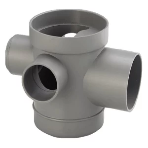 UPVC Floor Trap Diameter 110x75x50 mm, Length 171 mm, Grey Color | Cosmoplast Company