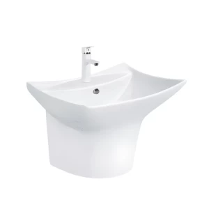 White Ceramic Wall Mounted Hand Washbasin 41.5x43x55.5 cm | Al Muhaidib Sanitary and Ceramic