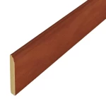 Wooden Parquet Baseboard, Dimensions 240x8 cm, Brown