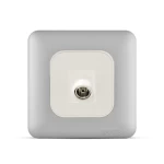 فيش تلفزيون مائل مفرد سبكترا، لون فضي فاتح، 7×7 سم