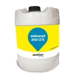    عامل ربط لاتكس SBR للخرسانة Weberad 240 LTX عبوة 5 لتر براند ويبر لون  أبيض