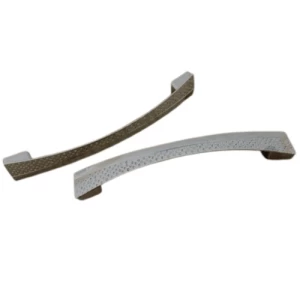 Kitchen Cabinet Pull Silver Color Arc Shape | 1053-1