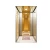 Machine Roomless Passenger Elevator, Golden Marble-Inspired Walls, Etched Titanium Ceiling, Patterned PVC Floor, 1 m/s Speed, 630 KG Load, 8-Person Capacity