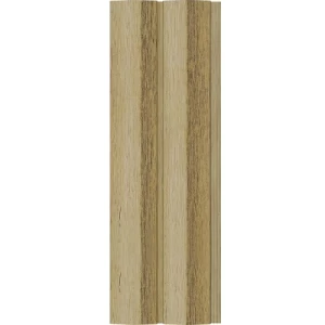 WPC Decorative Wood Alternative 15 x 290 cm Light Gold Striped | Luxury line