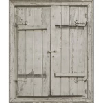 German Wallpaper, Pale Gray Color, Length 10 m, Width 0.53 m, Model 525007