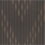 Italian Striped Wall decoration size 10m x 0.73m, Dark Brown, Model Z90019