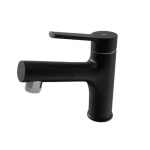 Washbasin Faucet With Moving Arm, 20.4×4 cm, Chinese, Matte Black Color