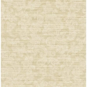 ورق حائط امريكي لون بيج فاتح تصميم كلاسيك، مقاس 10 م×0.53 م، موديل ZA31007 | شركة بالبيد للديكور