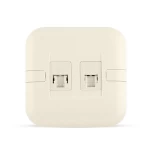 فيش كمبيوتر كات 6 مزدوج، بيج، مقاس 7×7 سم | سبكترا 