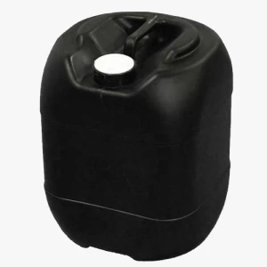 30L Black HDPE Plastic Jerry Can, Height 495mm | saudi factory for drums co. (srco)