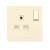 فيش كهرباء بمفتاح ثنائى القطب 13 أمبير  الفنار موديل سِدرا المقاس  7x7 اللون البيج