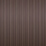 Wood Substitute Panel for Outdoor Decorations, Dark Brown, Length 290 cm, Width 22 cm
