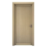Luxury wooden door, beige color, size 235 x 115 cm, thickness 6 cm, model M02