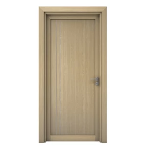 Luxury Wooden Door 235x115 cm, Thickness 6 cm, Beige Color, Model M02 | 